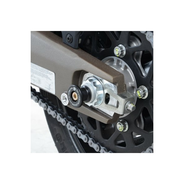 R&G Spindle Sliders for Ducati Multistrada V2(S) '22-, Ducati DesertX '22-, Ducati Monster 821 ' 14-,  Ducati 959 Panigale '16- & Multistrada 950 '17-